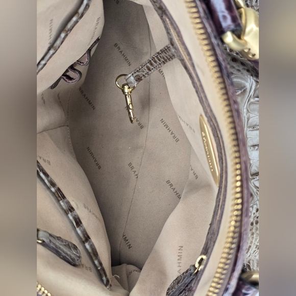 Brahmin Melbourne Lisa Dome Satchel! - Picture 15 of 16